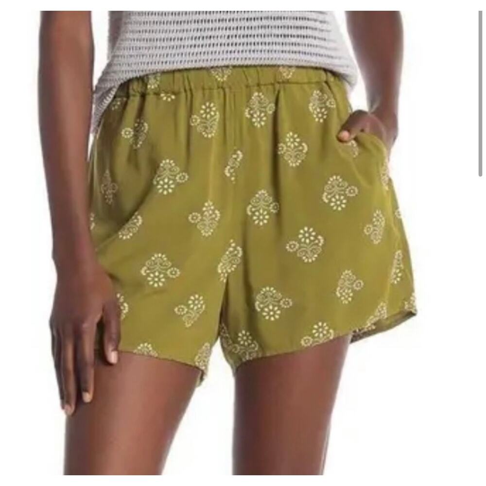 Madewell Green Pull On Shorts